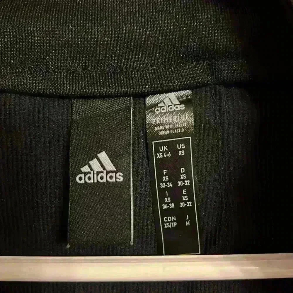adidas W TE Tracktop Prime Blue mesh Back Black Jacket XS - Picture 8 of 11